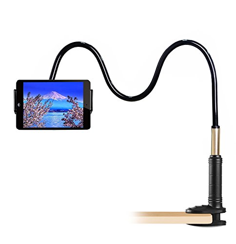 Preisvergleich Produktbild ZenCT Handyhalter Desktop Ständer Schwanenhals Halterung Smartphones Halter Tablet Halterung Handy Einer Länge von 1 Meter Für 4 - 11 Zoll iPad mini / iPad air / iPad2 / 3 / 4 / iPad pro10.5 / Kindle / android / Switch