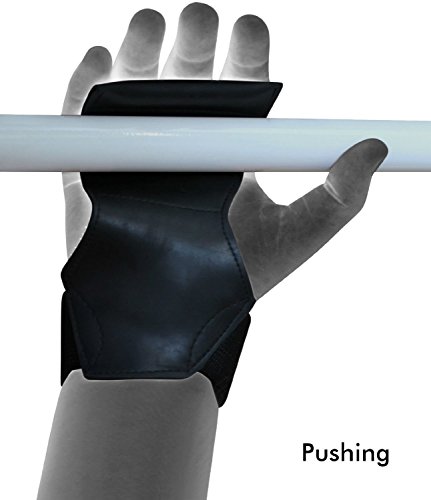 RDX Zughilfen Krafttraining Latzughilfe Gewichtheben Klimmzughaken Palme Handgelenkstütze - 2