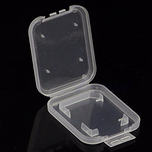 10 PC SD SDHC Memory Card Case Halter Schutz transparente Plastik Kasten Speicher - 3