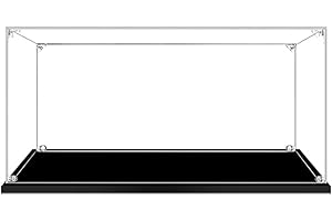 VAVAVIA 1 pezzo 50x30x25cm Vetrina Acrilica Trasparente Antipolvere 3mm, Una Grande Display Box Per Lego 42620 70652 71006 75956 Modello