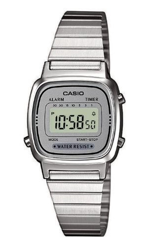 Casio Collection Retro Design Digitale Damenuhr Armbanduhr LA670WEA-7EF Casio Collection Retro Design Digitale Damenuhr Armbanduhr LA670WEA-7EF