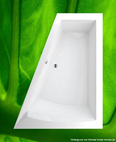 Preisvergleich Produktbild Badewanne 175x135 GALIA - Acryl ASYMETRISCH R