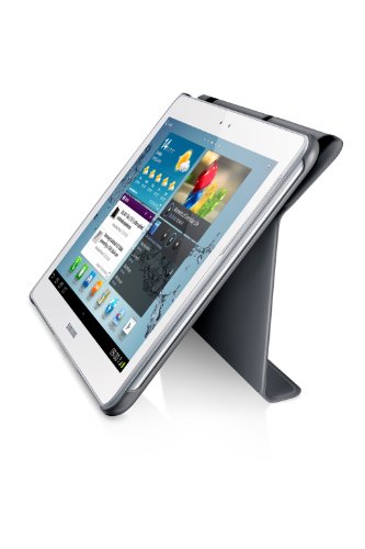 Samsung Original Diarytasche (Flipcover) im Buchdesign EFC-1H8SGECSTD (kompatibel mit Galaxy Tab 2 10.1) in darkgrey - 5