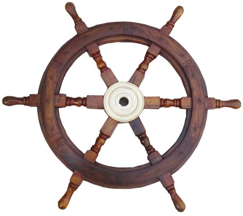 Preisvergleich Produktbild 45,7 cm Holz ship-wheel – Piraten Boot Nautisches