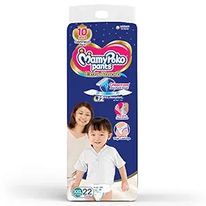 MamyPoko Pants Extra Absorb baby Diapers, XXL (15 - 25 kg), Pack of 22