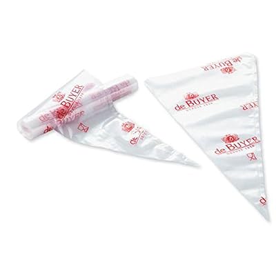De Buyer 4348.02 Rouleau de 20 Poches Pâtissières Jetables 40 cm