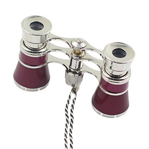 Vixen Optics Saqras Opernglas 6x16 – Pink, Kompakt & Faltbar, Für Theater, Konzert & Wanderung