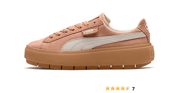 puma platform dusty coral