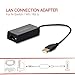 Produktbild Fcostume 100 Mbps USB2.0 Schwarz Wired LAN Connection Adapter für Nintendo Switch/Wii/Wii U (Schwarz)