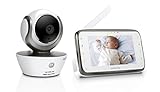 Motorola MBP 854 Connect – Wi-Fi Video Babyphone mit 4.3 Zoll Farbdisplay, weiß - 5