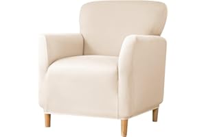 ELYSYSRL Funda de Sillón Chesterfield, Cubre Sofá de 1 Plaza Elásticas Lavable Universal Antideslizantes, Fundas Protector de Butaca Elegante para Dormitorio, Contador (Color : #26)