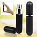 outdootips 5ml Easy Fill Travel Perfume Aftershave Atomizer Atomiser Spray Bottle (Black)