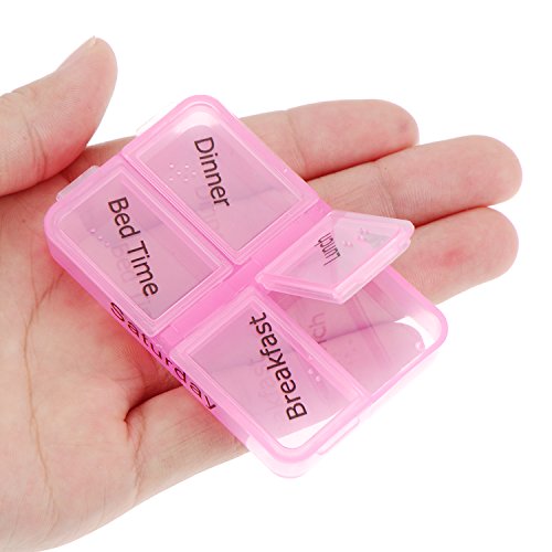 Mudder Pille Box 7 Tag Medizin Box Organizer mit 28 Fächern - 6