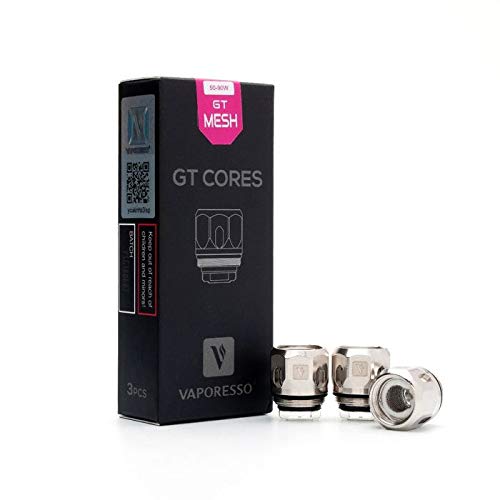 MarelShop - Vaporesso resistenza coil GT MESH 0.18ohm (50-90W) GTCCELL2 0.3 (35-40Wsigaretta elettronica cascade one/one plus/tarot baby NRG SE (3 PEZZI) (GT Mesh 0.18ohm)