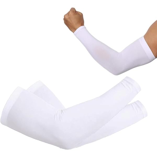 Tyqour 4 Paar Ärmel UV Sonnenschutz Arm Sleeve Gaming Ärmlinge Uv Schutz UPF 50 Armsleeve, Armstulpen Sommer, Kompressions Kühlung Armlinge für Damen Herren Radsport Volleyball Basketball Golf