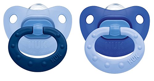 2 NUK Classic Fashion Silicone BPA Free Soother Pacifier Size 3, 18-36m Boy