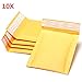 Produktbild DyNamic 10pcs Bubble Envelope Kraft Papierbeutel 110 * 130mm