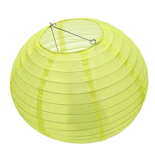 TOOGOO(R)10" Solar Laternen Solar Lampion Wegeleuchten fuer Gartendeko gelb