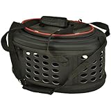 nanook faltbare Transporttasche / Transportbox für Katze, Kaninchen und kleine Hunde, 43 cm , schwarz