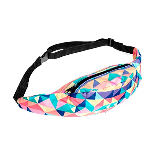 Preisvergleich Produktbild PINEsong Damen Wasserdichte Bauchtasche Print Gürteltasche Outdoor Sport Hüfttasche mit Reißverschluss für Freizeit Reise Wandern Sporttasche Brusttasche Geldbeutel Bikertasche Fanny Pack (H)