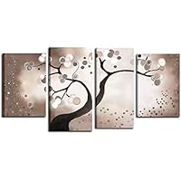 QUADRI MODERNI DIPINTI A MANO OLIO SU TELA MARRONE VANDY