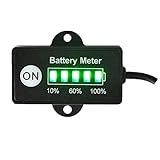 * Este indicador de batería puede funcionar en general 12 V plomo ácido batería de almacenamiento. Tiene un potente sistema de pruebas de nivel de batería y un diseño único.