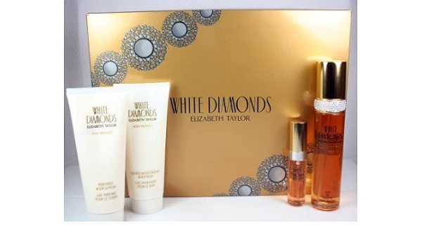 elizabeth taylor white diamonds 4 piece gift set