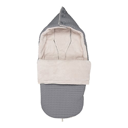 Preisvergleich Produktbild Koeka Baby, Kinderen Buggy Fußsack Waffel / plüsch Oslo