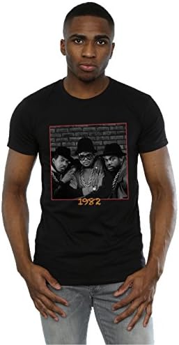 Run DMC Men's 82 Picture T-Shirt X-Large Black