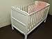 COT BED/JUNIOR BED LUXURY WHITE FINISH WITH FREE MATTRESS