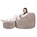 Produktbild Lounge Pug, Riesen Sitzsack C500-L, CloudSac Latexflocken-Mischung, Relaxsessel, Cord Nerzfarben