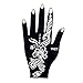 Mehndi Stencil Henna Designs for hand - single use Y027