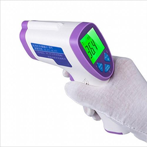 W thermometer Baby Thermometer Electronic Thermometer Infrared Thermometer Baby Thermometer Children Ear Thermometer,A,Purple with Chinese version of the manual