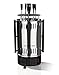 Produktbild GOURMETmaxx Spießgrill 3in1 900W Edelstahl- für Schaschlik und Gyros, Dreh-Grill mit Schutzgitter inklusive 5 Spieße, vertikaler Kebab-Grill