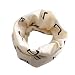 Fulltime(TM) Autumn Winter Baby Boys Girls Collar Scarf Cotton O Ring Music Note Neck Scarves (Beige)