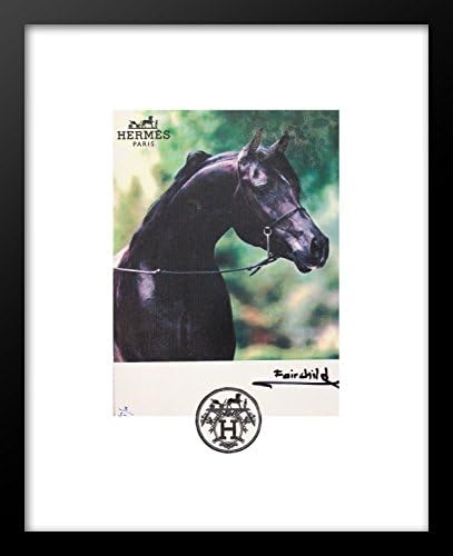 Fairchild Paris Hermes Vintage Ad Framed Art Print, 16" L x 20" H