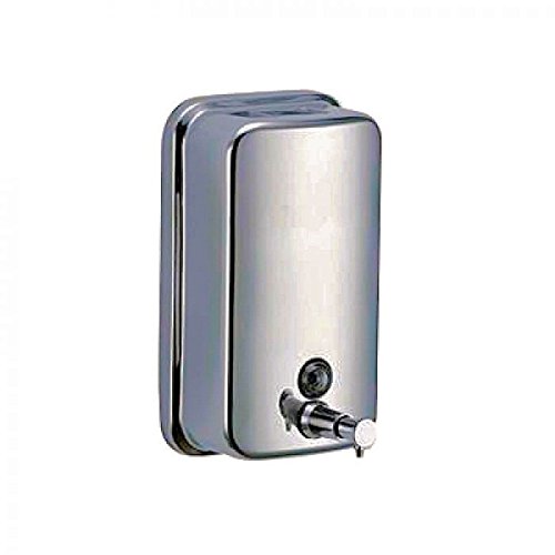 Design Seifenspender Edelstahl poliert 500 ml Wand-Montage