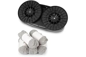 HUTT DDC55/DDC5/C6 Accessori Originali per Robot Pulitore Finestre, Ricambio di Panni Lavabili Ricambi di Consumabili Robot Pulitore Finestre, 10 Pezzi di Mop 5pcs