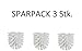 Produktbild Keuco 01864004000 Toilettenbürstenkopf lose weiß 3 Stück im Sparpack