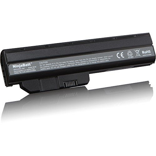 NinjaBatt® New Laptop-Akku für Hp Mini 311 vp502aa dm1-2010nr dm1-1000 HSTNN-UB0N dm1-2000 311c-1070sf dm1-1010ef 311c-1010sl 311c-1020sa dm1-1102sa – High Performance [6 Zellen/4400mAh/48WH] - 2