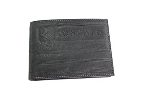 Preisvergleich Produktbild Herrenbrieftasche Brieftasche grau Roncato Italienische Mode 10326