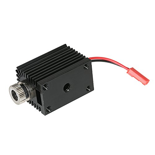 KKmoon 1000 mW 405nm Laserkopf Gravurwerkzeug für DIY Carving Graviermaschine Laser Gravierer Zubehör mit Schraubendreher, Blau Violett Licht - 9