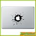 Produktbild "Apfel Farbklecks Apple" Aufkleber Sticker für Macbook Air 11 13, Macbook skin 13, 15, 17 Zoll inch Apple Notebook Aufkleber ohne Hintergrund Tattoo Vinyl PEGATINA Apple Mac