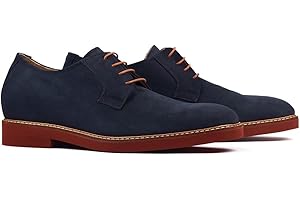 MASALTOS Zapatos de Hombre con Alzas Que Aumentan Altura hasta 7 cm. Fabricados en Piel. Modelo Corby A