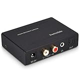 dts decoder 5.1 TECHNISCHE DATEN: Input: 3x Toslink (optisch, S/PDIF); Ausgänge: 1x RCA Cinch (L/R), 1x 3.5 mm Klinke, 1x Toslink SPDIF; DAC Sample Frequenz: 96kHz/24bit; unterstützte Audioformate: DTS, DTS-CD, AC3, HDCD, THX, LPCM, PCM