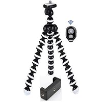 Marklif Gorilla Tripod/Mini Tripod 13 inch with Remote for Mobile Phone with Holder for Mobile, Flexible Gorilla Stand…
