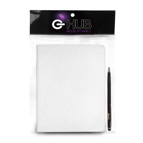 Case für ‚Das neue iPad‘ 3 – G-HUB WEIß GeniusCover Tasche Folio für das neue iPad HD 3rd Generation iPad freigegeben März 2012, mit integrierter Standfunktion und magnetischen Schlaf Sensor. Auch kompatibel mit Apple iPad 2. Jetzt mit BONUS-Geschenk: G-HUB ProPen Stylus. - 9
