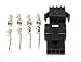 Produktbild JST/SM-R/P 4 Pin Stecker/Buchse Pärchen inkl. Buchsen/Kontakt, M und F, 5 Pärchen/Pckg