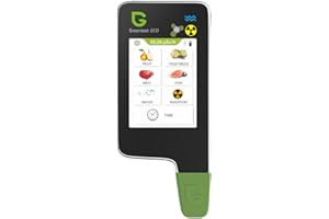GREENNOVO Greentest eco 6 Nitratprüfer für Gemüse, Obst, Fleisch, Fisch, Wasser Meter Härte TDS PPM, Strahlungsdetektor Geigerzähler