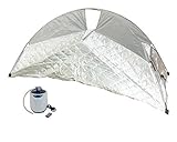 Aufbau mit Steckrahmen und Stoffüberzug